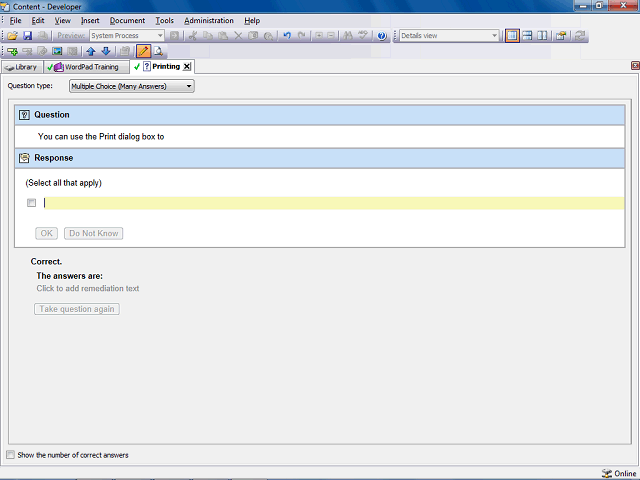 Screen image of this step