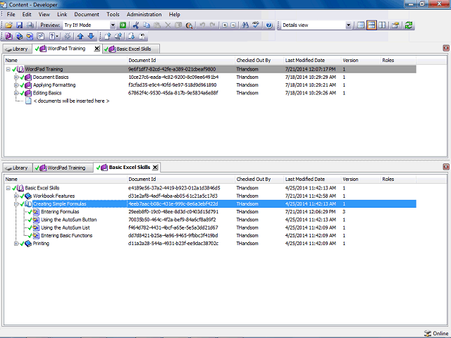 Screen image of this step