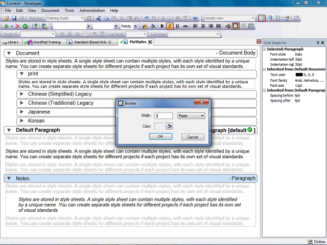 Screen image of this step