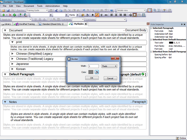 Screen image of this step