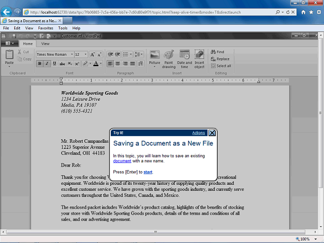 Screen image of this step