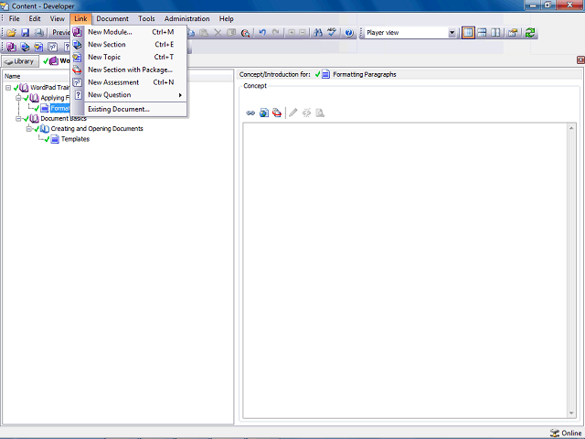 Screen image of this step