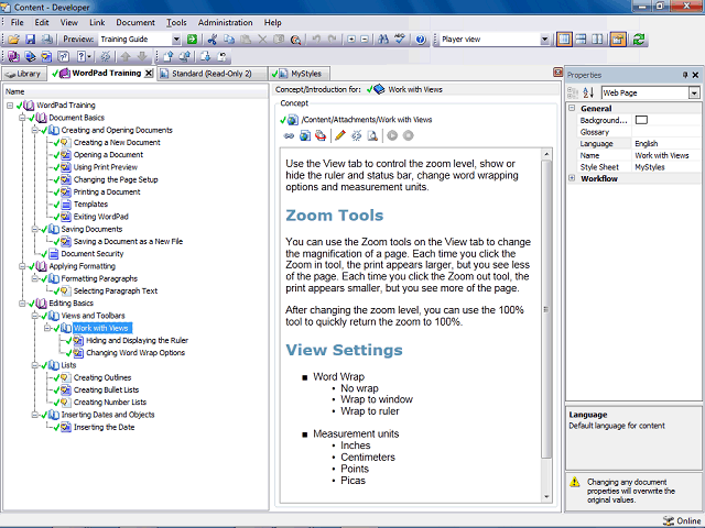Screen image of this step