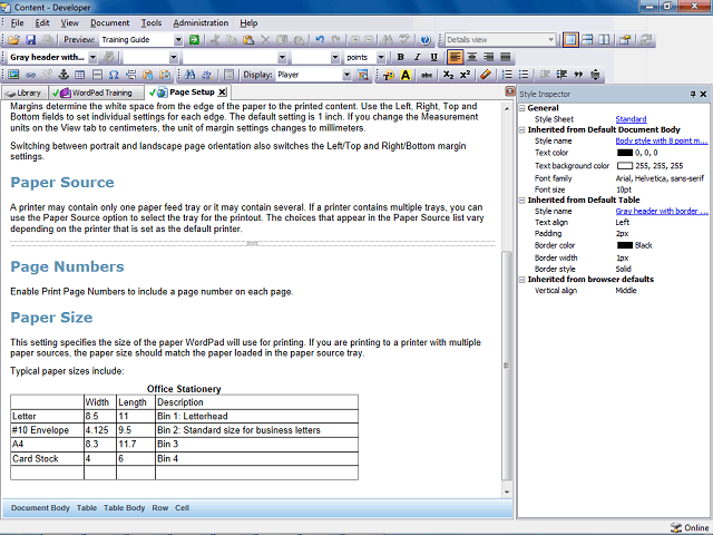 Screen image of this step
