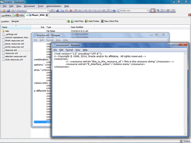 Screen image of this step
