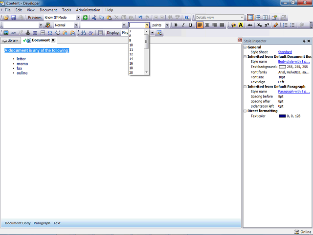 Screen image of this step