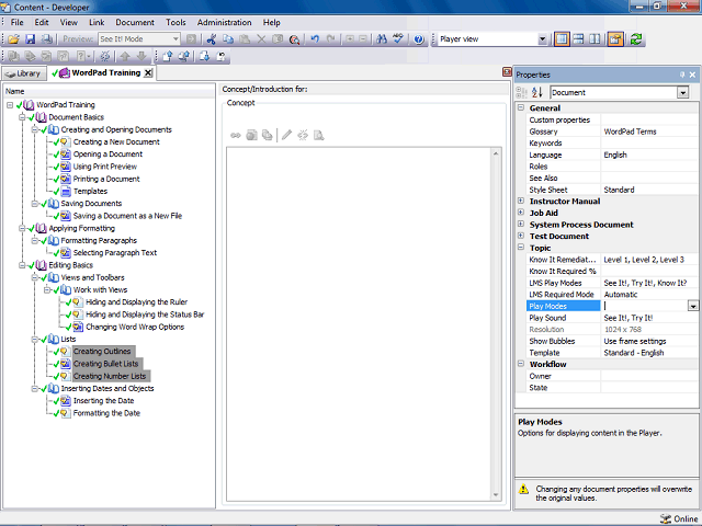 Screen image of this step