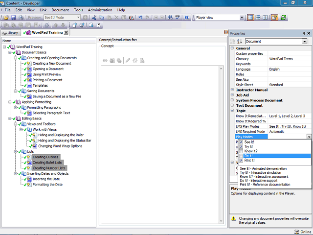 Screen image of this step
