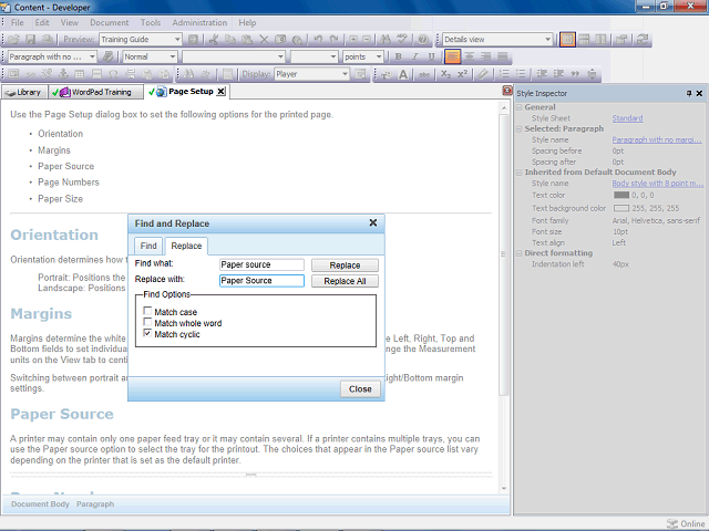 Screen image of this step