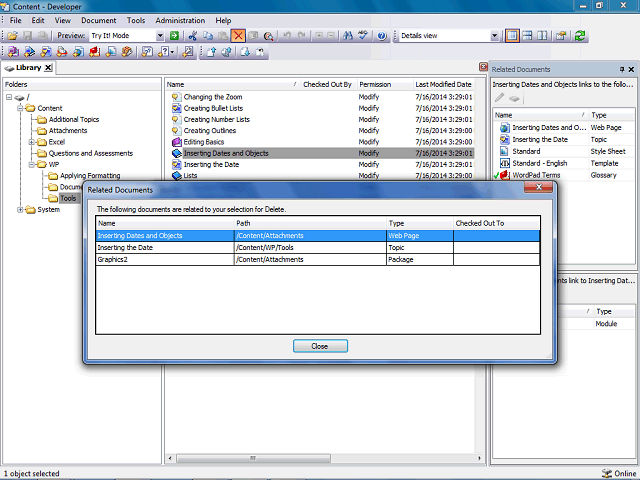Screen image of this step