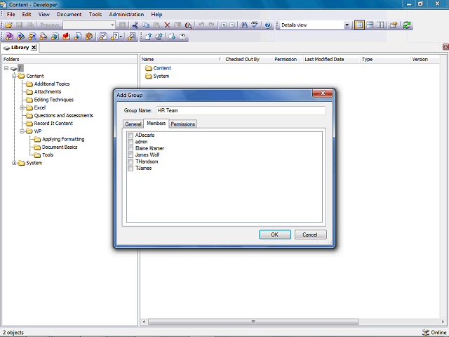 Screen image of this step