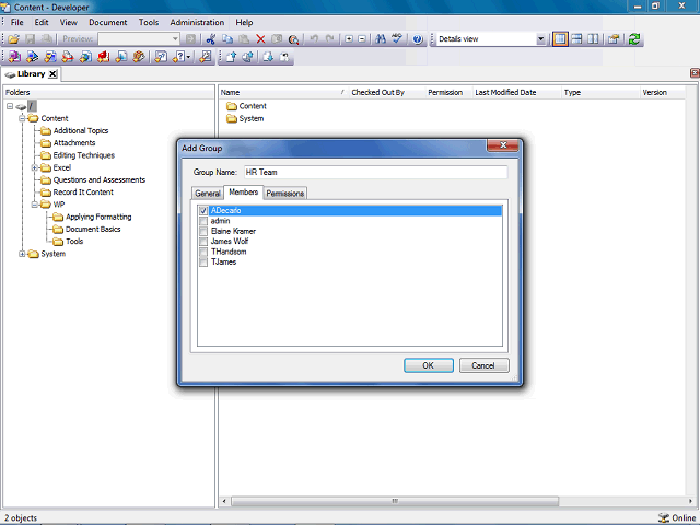 Screen image of this step