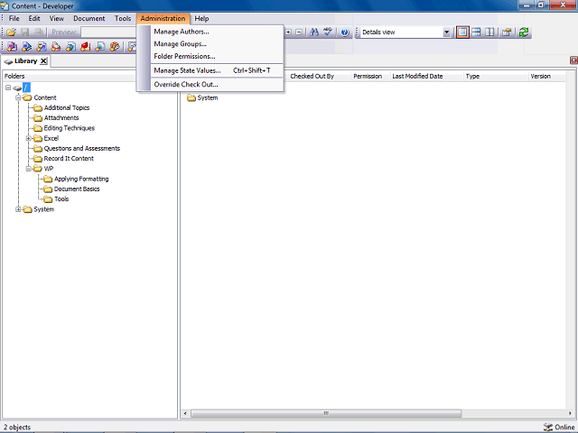 Screen image of this step