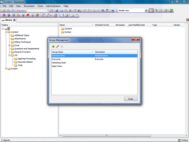 Screen image of this step