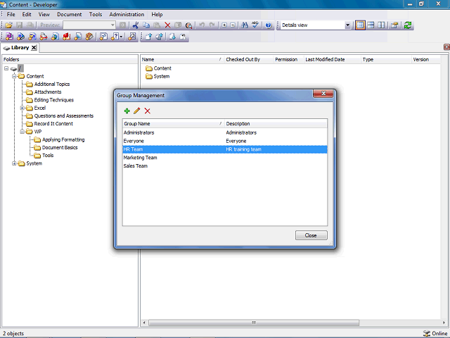 Screen image of this step