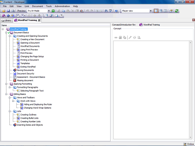 Screen image of this step