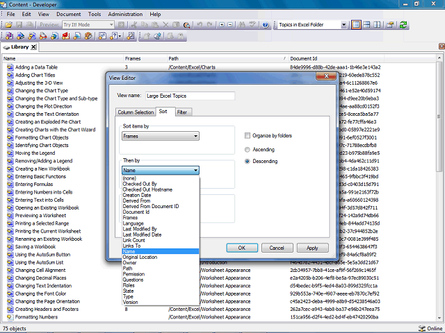 Screen image of this step