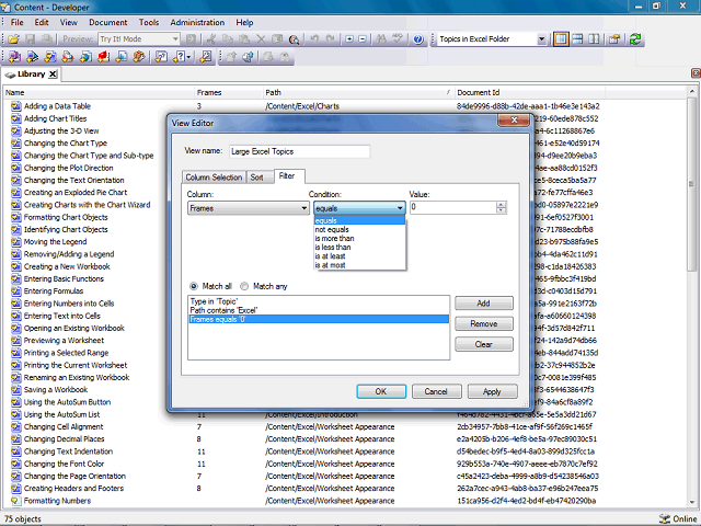 Screen image of this step