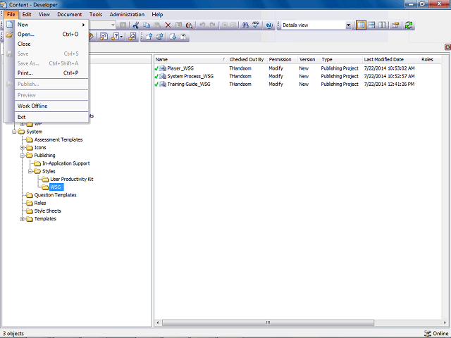 Screen image of this step