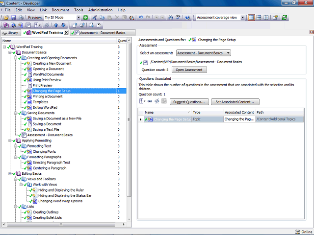 Screen image of this step