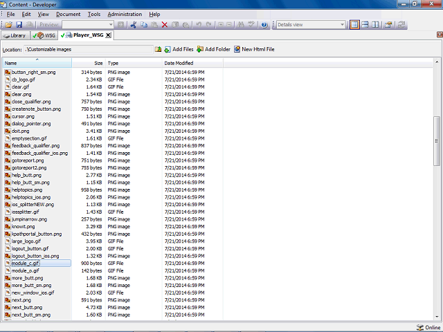 Screen image of this step