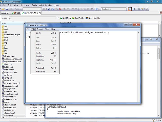 Screen image of this step