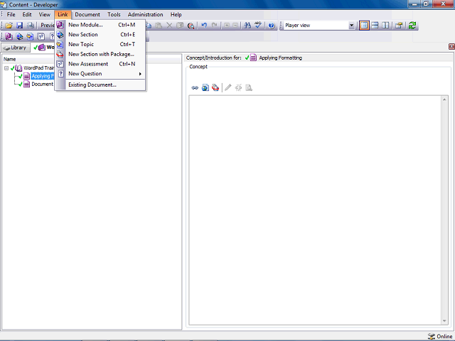 Screen image of this step