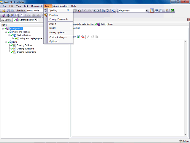 Screen image of this step