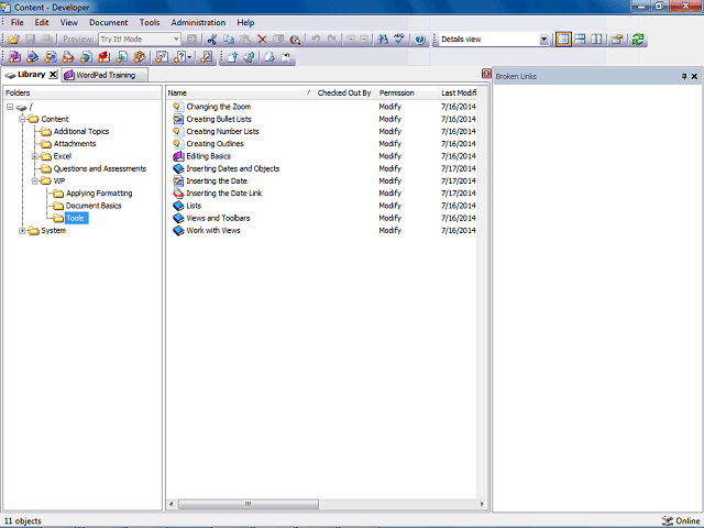 Screen image of this step