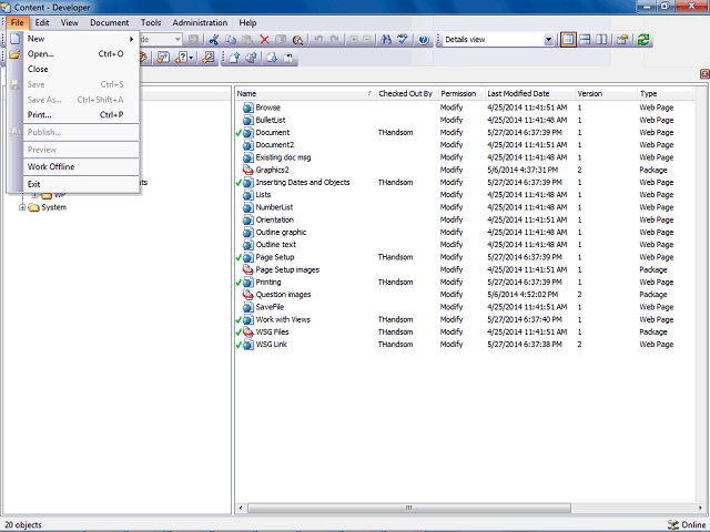 Screen image of this step