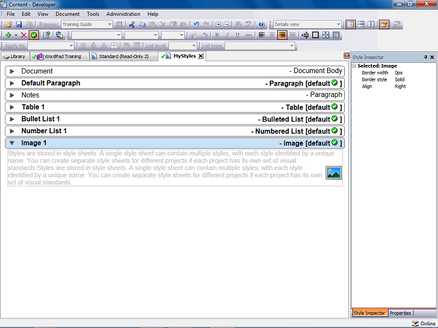 Screen image of this step