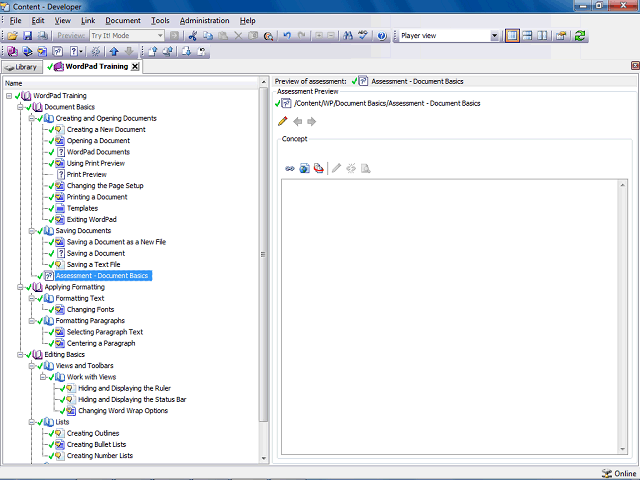Screen image of this step