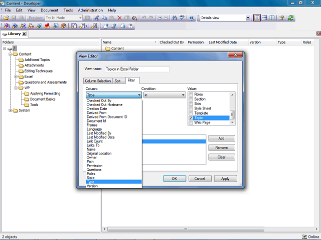 Screen image of this step