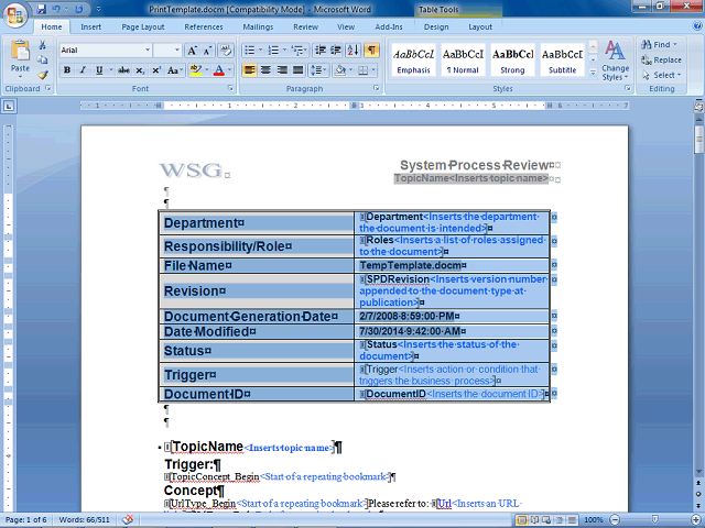 Screen image of this step