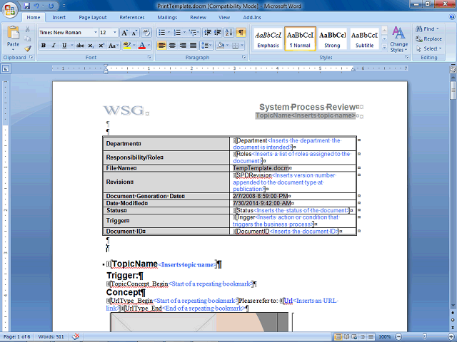 Screen image of this step
