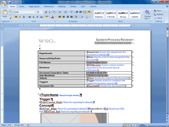Screen image of this step