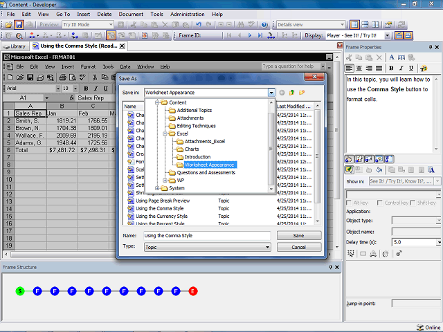 Screen image of this step
