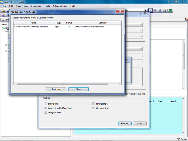 Screen image of this step