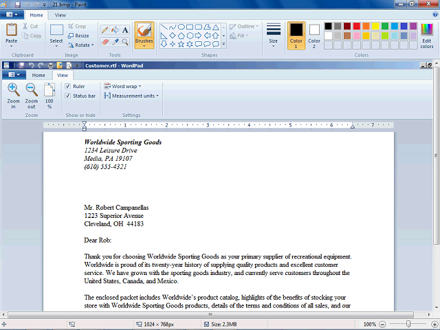 Screen image of this step
