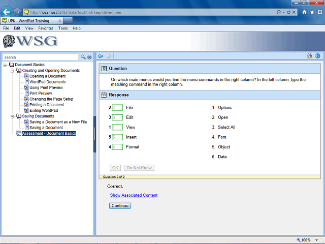Screen image of this step