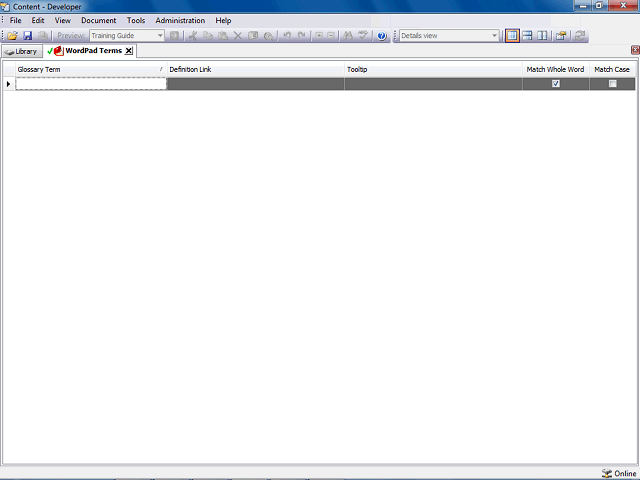 Screen image of this step