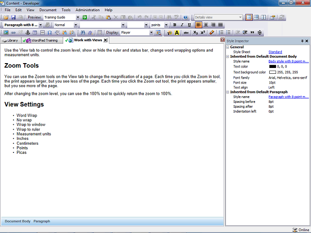 Screen image of this step