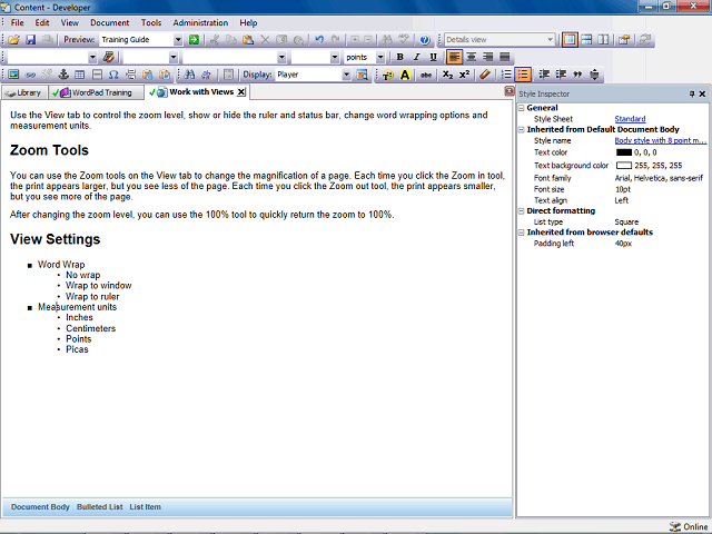 Screen image of this step