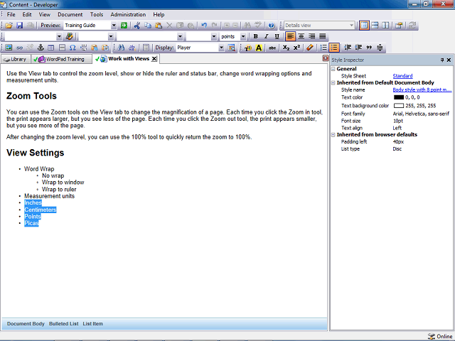 Screen image of this step