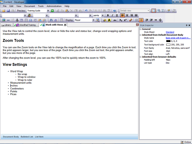 Screen image of this step