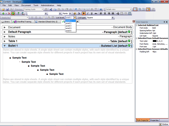 Screen image of this step