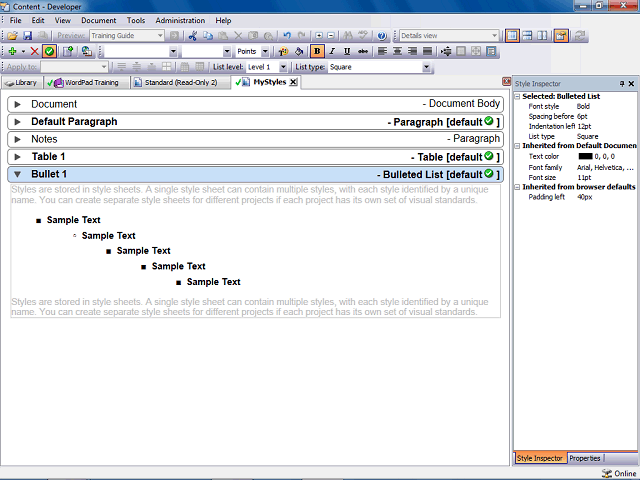 Screen image of this step