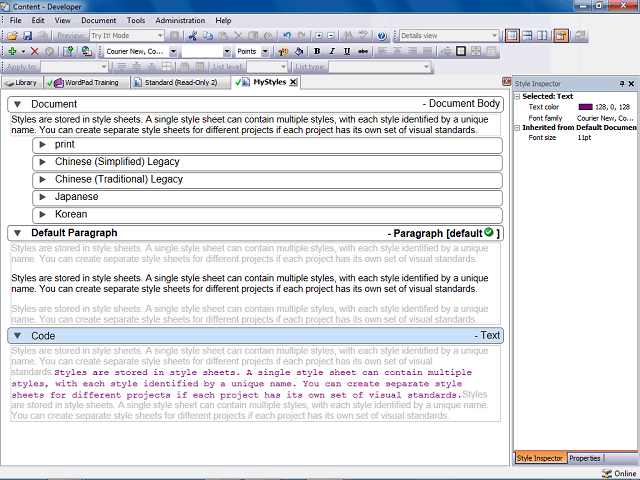Screen image of this step