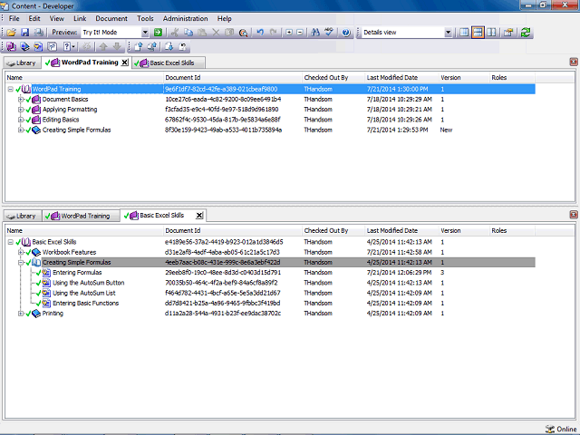 Screen image of this step
