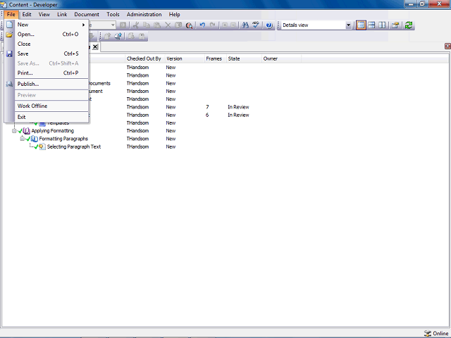 Screen image of this step